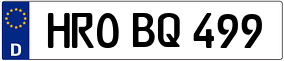 Truck License Plate